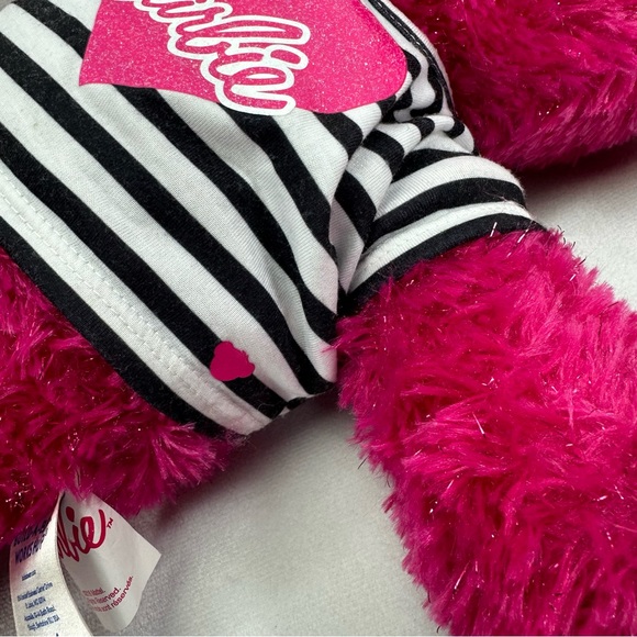 Build A Bear Barbie Pink Sparkly Bear Teddy Talking Metallic Movie Animal - Picture 7 of 11